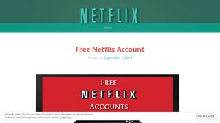 Free Netflix Account And Password 2014 - WordPress.com