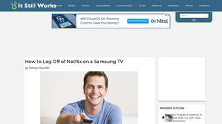 How to Log Off of Netflix on a Samsung TV | It Still Works