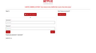 Netflix - Login
