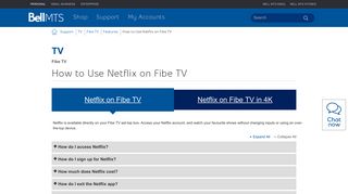 How to Use Netflix on Fibe TV | MTS