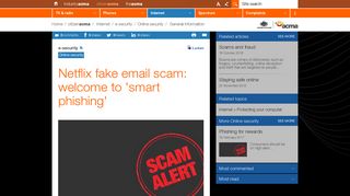 Netflix fake email scam: welcome to 'smart phishing' | ACMA