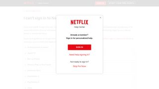 I can't sign in to Netflix - Netflix Help Center
