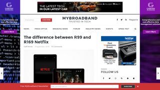 The difference between R99 and R169 Netflix - MyBroadband