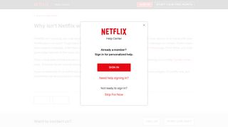Why Isn't Netflix Working | Netflix Error Codes | Netflix Help
