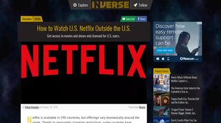 How to Watch U.S. Netflix Outside the U.S. | Inverse