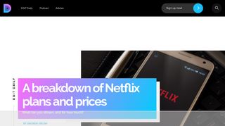 Netflix cost breakdown: Choose the Netflix plan that's right for you - DGiT