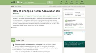 3 Ways to Change a Netflix Account on Wii - wikiHow