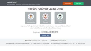 ManageEngine OpManager - NetFlow Analyzer
