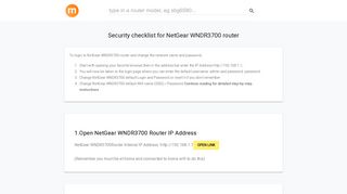 192.168.1.1 - NetGear WNDR3700 Router login and password