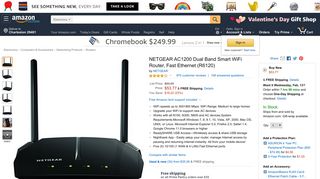 Amazon.com: NETGEAR AC1200 Dual Band Smart WiFi Router, Fast ...