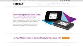 Mobile Hotspots | Portable WiFi | NETGEAR