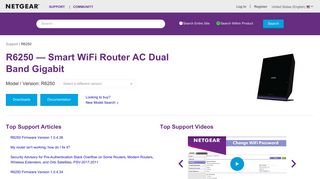 R6250 | WiFi Router | NETGEAR Support