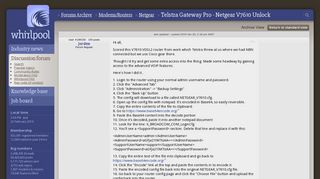 Telstra Gateway Pro - Netgear V7610 Unlock - Netgear - Modems ...