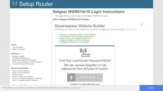How to Login to the Netgear WGR614v10 - SetupRouter
