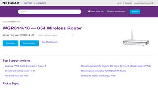 WGR614v10 | WiFi Router | NETGEAR Support