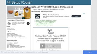 How to Login to the Netgear WNDR3400 - SetupRouter