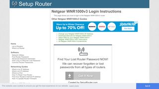 How to Login to the Netgear WNR1000v3 - SetupRouter