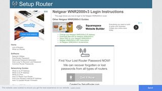 How to Login to the Netgear WNR2000v3 - SetupRouter