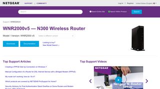 WNR2000v5 | N300 WiFi Router | NETGEAR Support