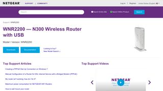WNR2200 | N300 WiFi Router| NETGEAR Support