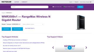 WNR3500v1 | RangeMax Wireless Router | NETGEAR Support