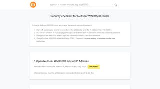 192.168.1.1 - NetGear WNR3500 Router login and password - modemly