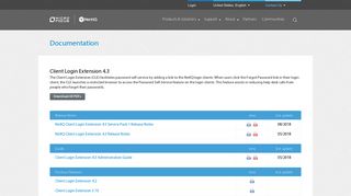 Client Login Extension 4.3 - NetIQ