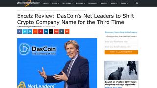 Excelz Review: DasCoin's Net Leaders to Shift Crypto Company ...