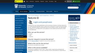 NetLink ID - University of Victoria