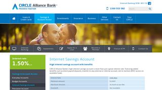 Internet Savings Account | Savings - CIRCLE Alliance Bank