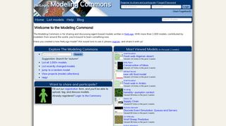 Welcome to the Modeling Commons! -- NetLogo Modeling Commons
