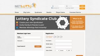 Register For NetLotto Today - NetLotto.com.au
