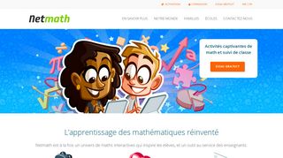 Français - Netmath : La façon réinventée d'apprendre les maths