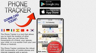 Phone Tracker - GPS tracking for iPhones and Androids