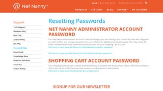 Password Help | Net Nanny