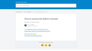 How to access the Admin Console | Net Nanny Help Center