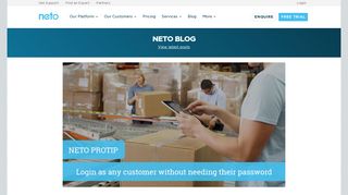 Login as any customer without needing a password | Neto ...
