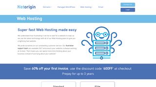 Web Hosting Australia | Website Hosting by Netorigin