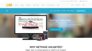 NetPage Unlimited Centralized Paging Solution | LRSus.com