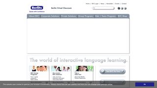 Online learning and eLearning with Berlitz Virtual Classroom