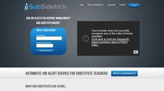 SubSidekick: Job Alerts for AesopOnline® Substitute Teachers