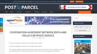 Cooperation agreement between Edita and Itella's NetPosti service ...
