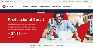 Email Hosting Australia | Office 365 Personalized ... - Netregistry