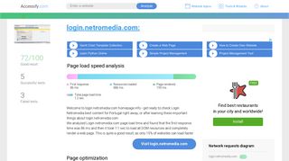 Access login.netromedia.com.