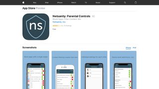 Netsanity: Parental Controls on the App Store - iTunes - Apple