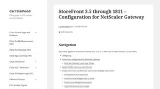 StoreFront 3.5 through 1811 – Configuration for NetScaler Gateway ...