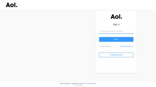 Sign in - AOL – login