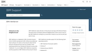 IBM i NetServer - United States