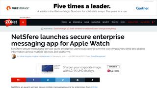 NetSfere launches secure enterprise messaging app for Apple Watch ...