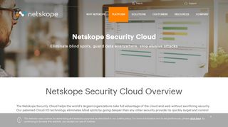 Netskope Cloud Security Platform